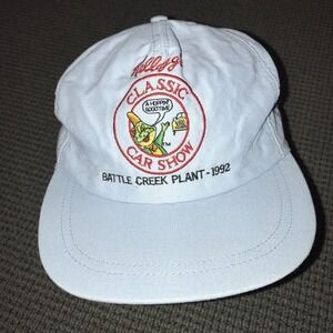 Kellogg's 1992 Classic Car Show Battle‎ Creek Adjustable Logo Hat Light Blue